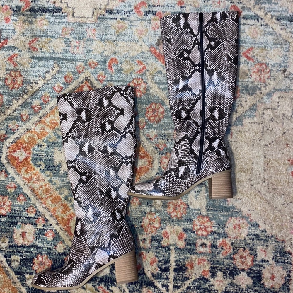 Snake Skin boots
